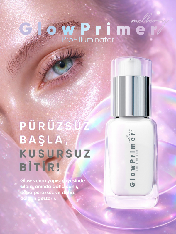 Melberry Glow Primer Pro-Illuminator Makyaj Bazı