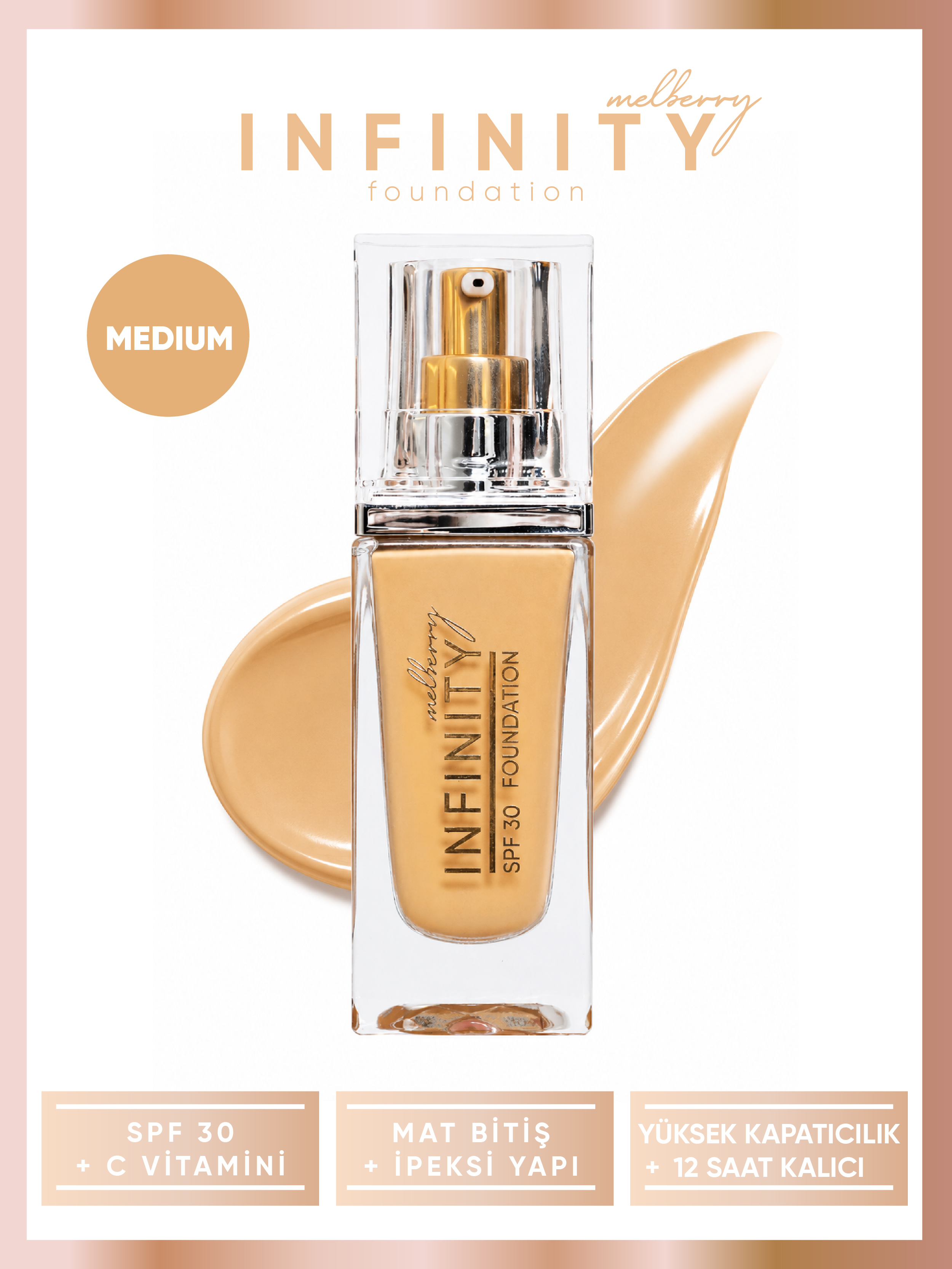 Melberry Infinity Fondöten 40 ml